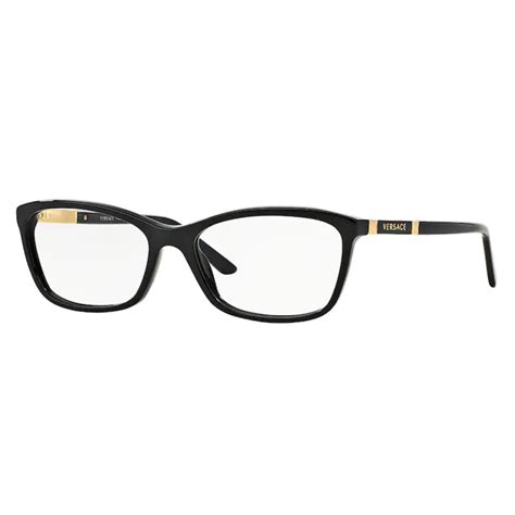 oculos versace preto|Óculos de Grau Versace VE3186 GB1 Preto .